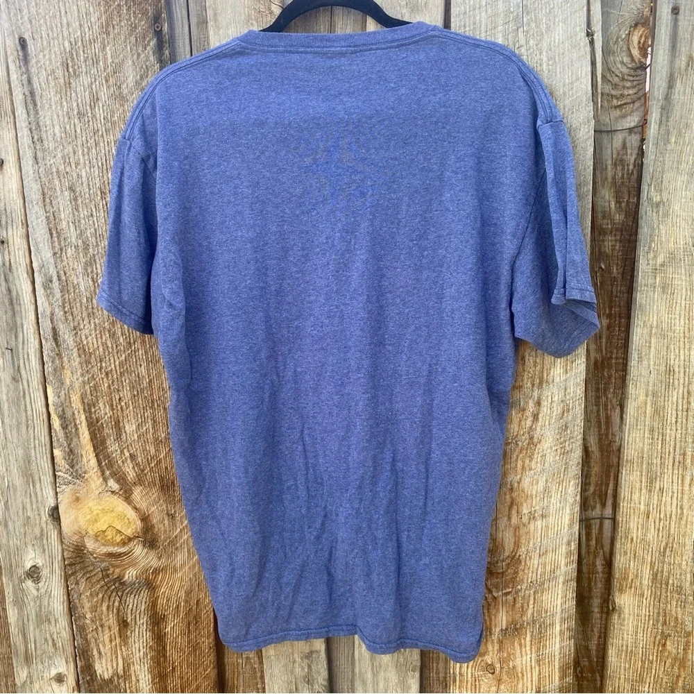 Blue tarot card tshirt heart with swords - Picture 3 of 5